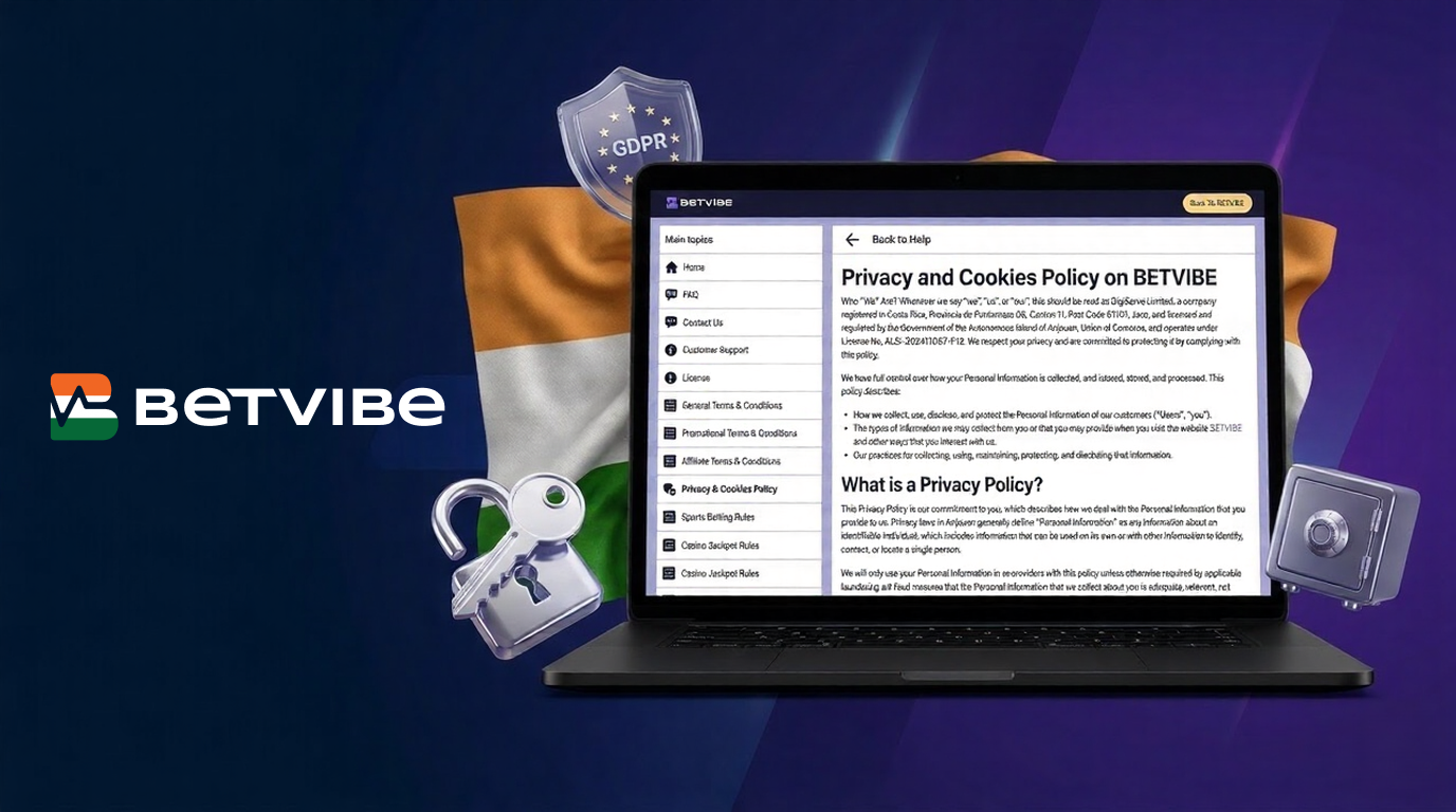 Data protection and privacy standards at BetVibe